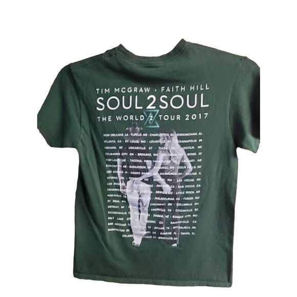 🔥5/20🔥 Tim Mcgraw * Faith Hill 2017 Soul 2 Soul Tour Tee Sz S - Picture 2 of 6